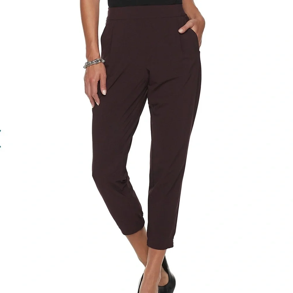 NWT Women’s Apt. 9 Ankle Jogger Purple Size‎ Large